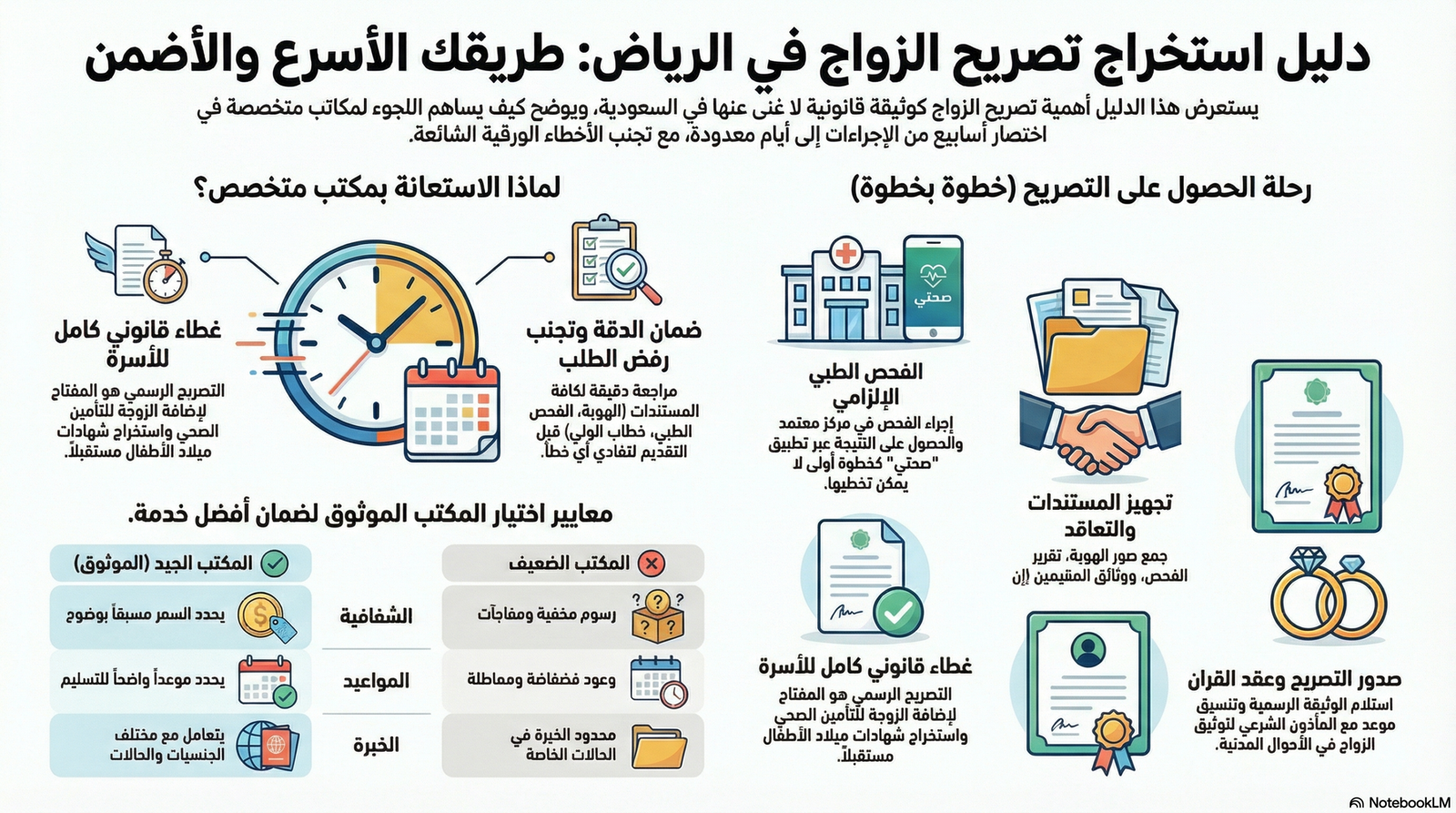واجهة مكتب تصاريح زواج بالرياض لإنهاء إجراءات عقود النكاح.